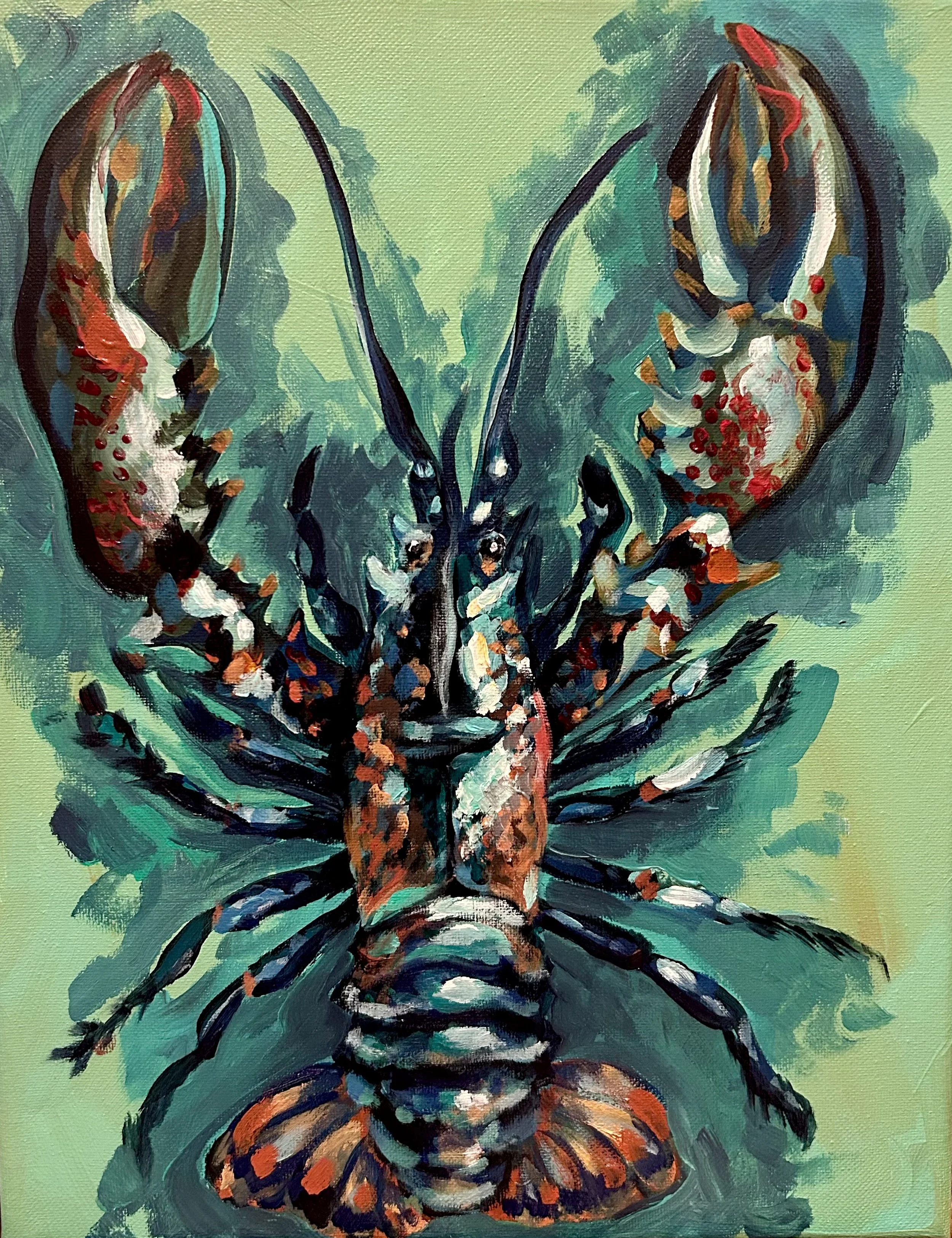 Lobster Blues (June 2026) 11x14 Original