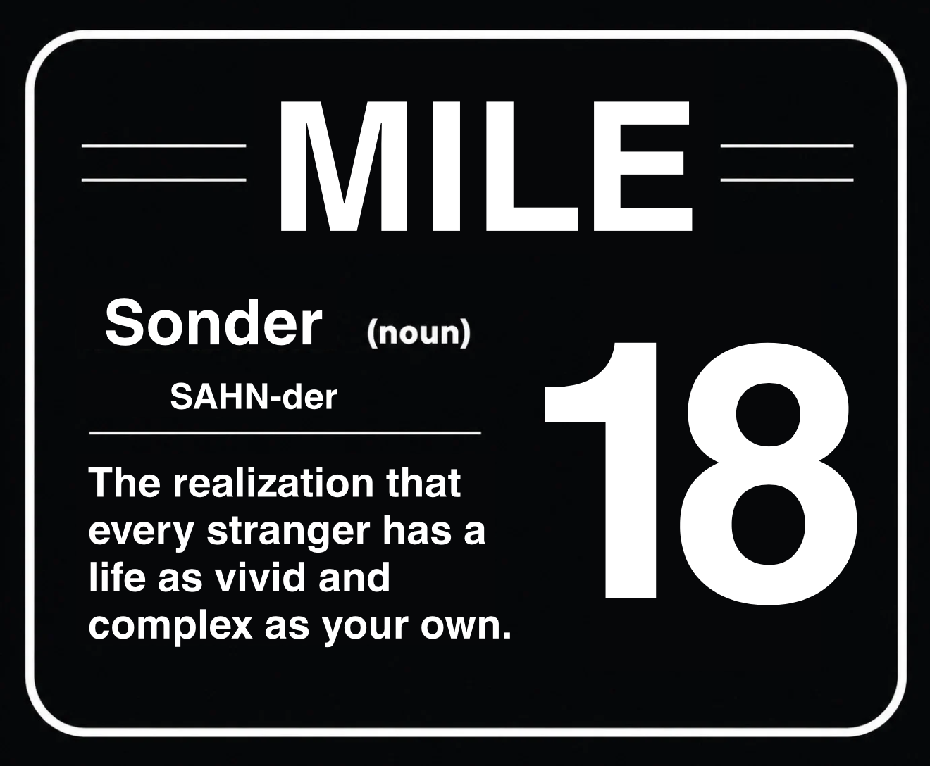 Sponsor Mile 18