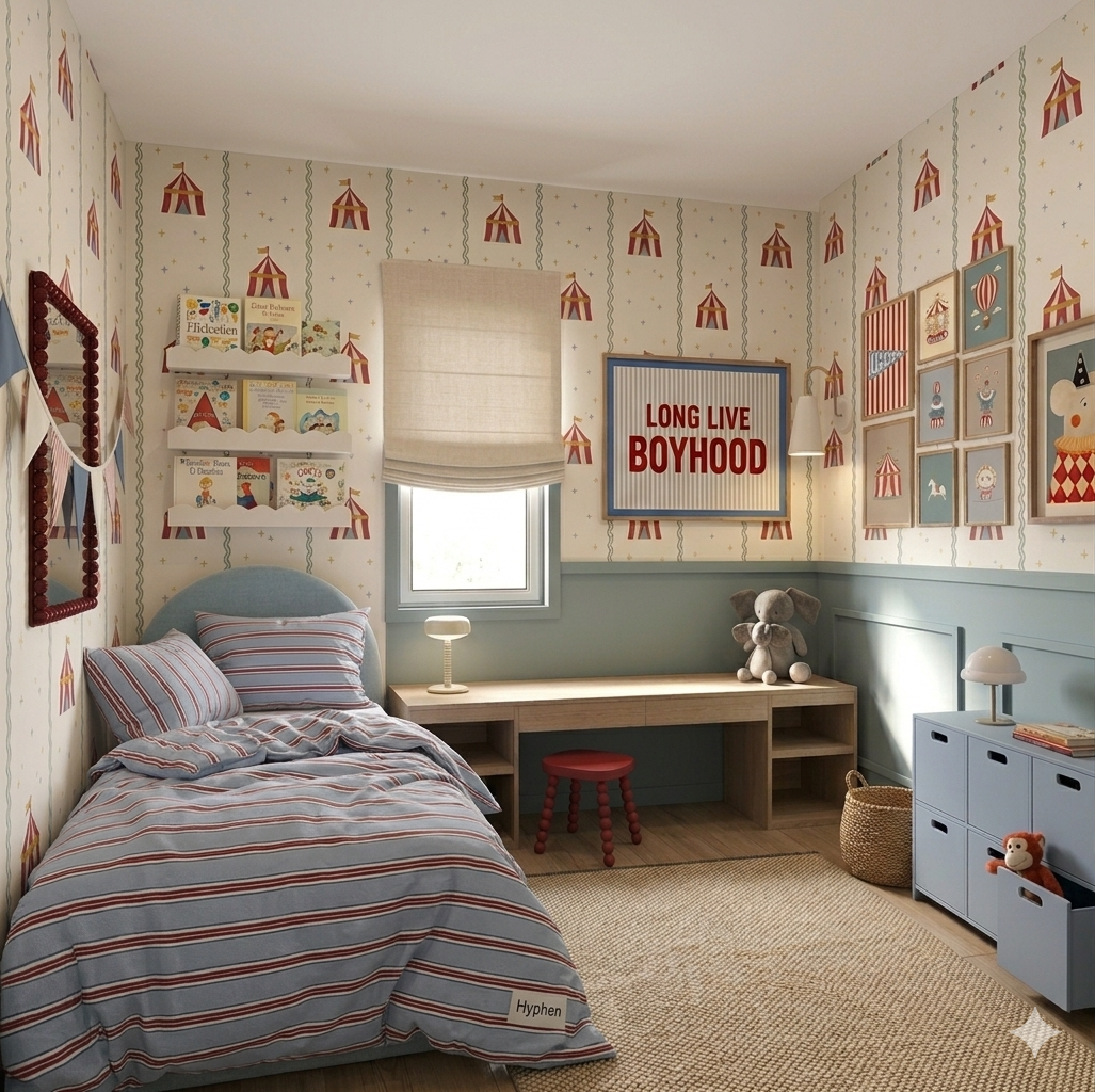 Habitación infantil circo decoración