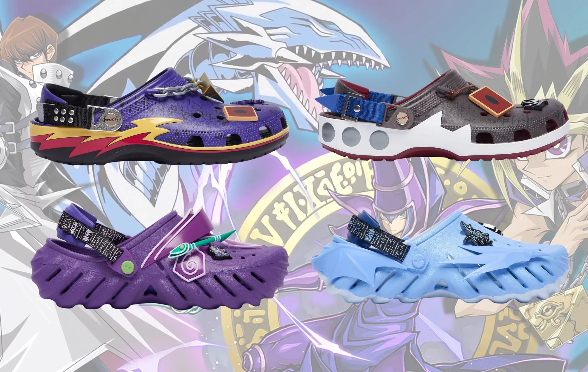 Yu-Gi-Oh! x Crocs Collaboration: Yami Yugi Classic Clog and Full Lineup Breakdown