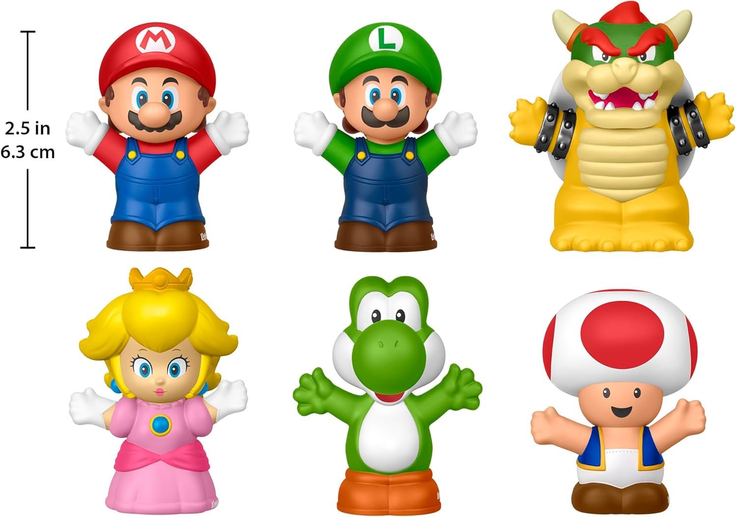 Fisher-Price Little People My Mario 6-Piece Character Figure Set