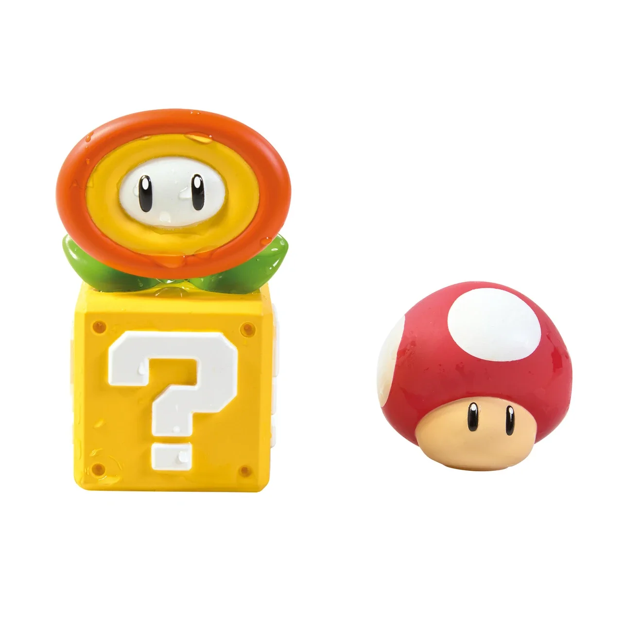 My Mario Bath Squirters by TOMY Toomies - Super Mushroom and Fire Flower