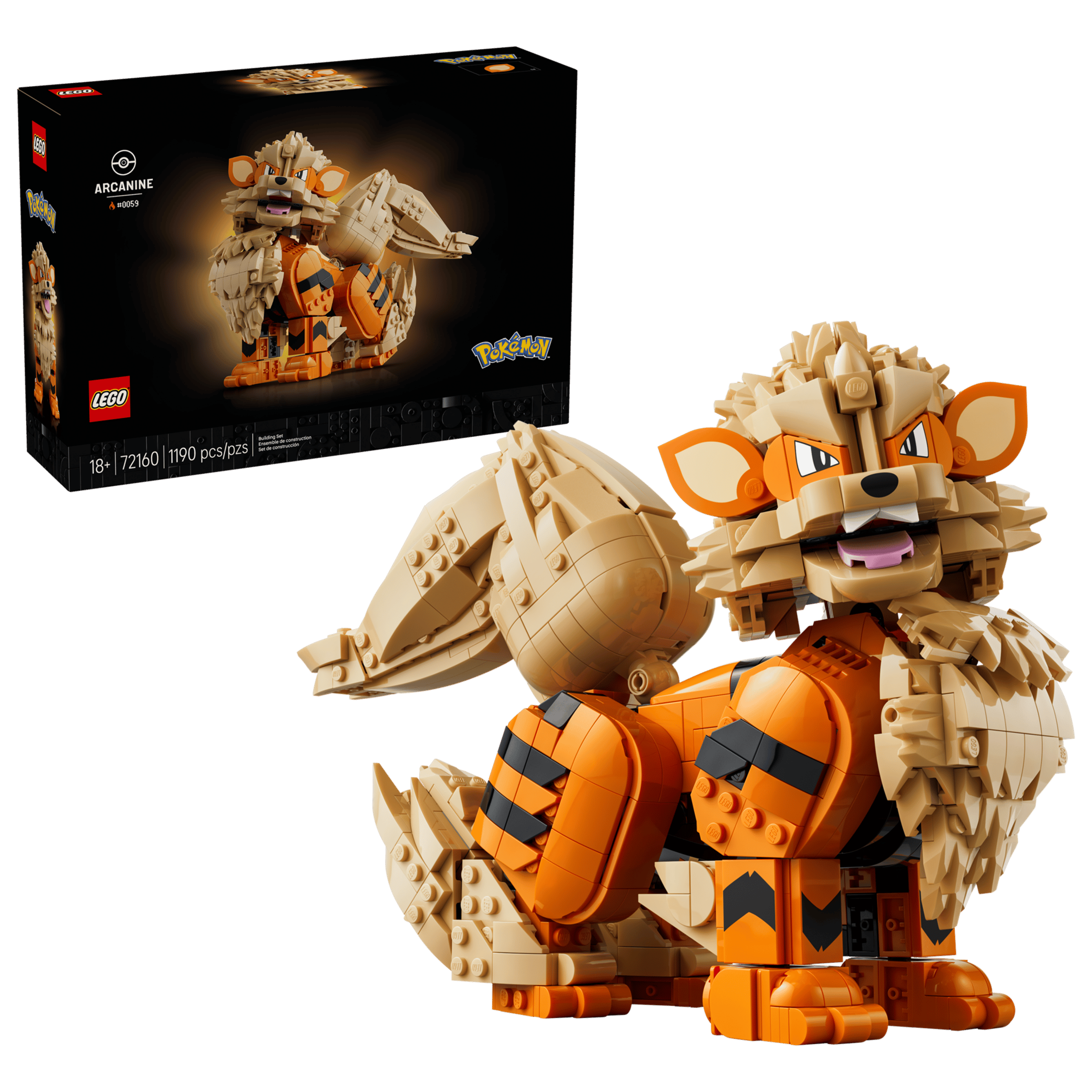 lego-pokemon-arcanine-posable-model-72160