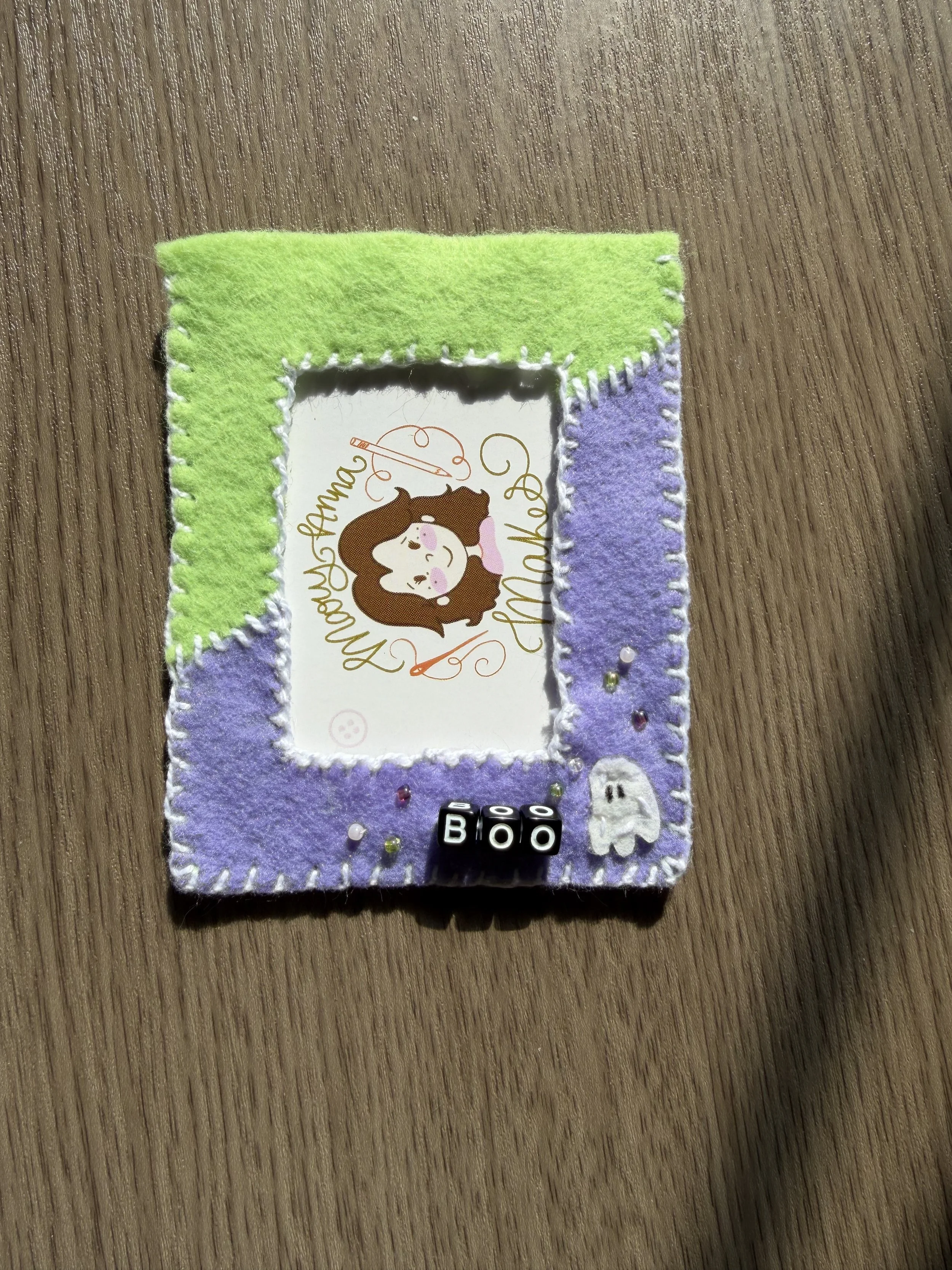 "Boo" Photo Frame Magnet