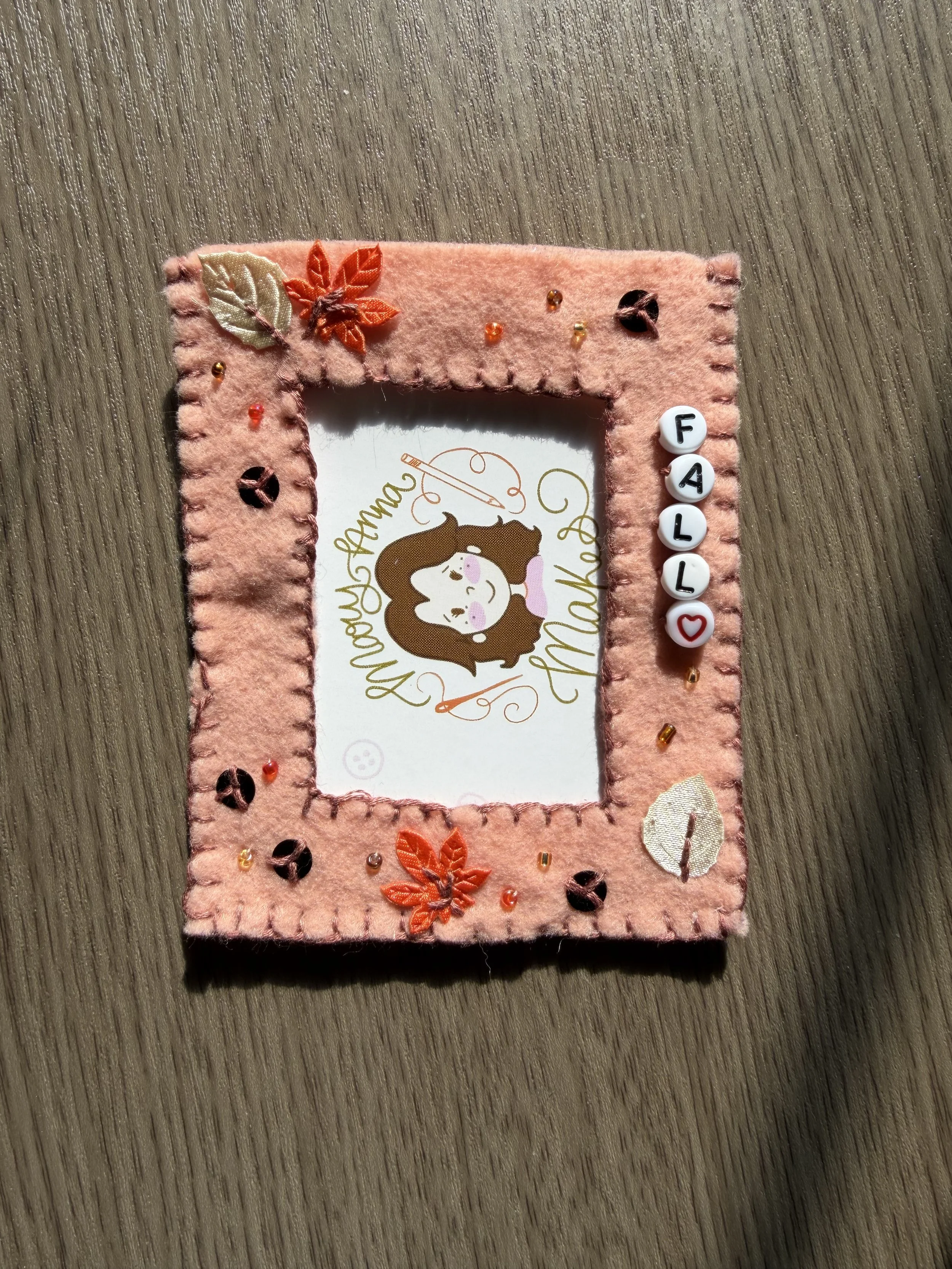 Fall Photo Frame Magnet