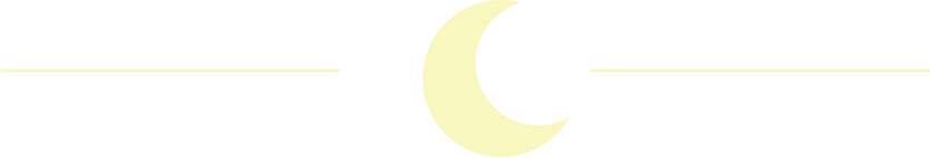a very small crescent moon for the scoop the moon brand