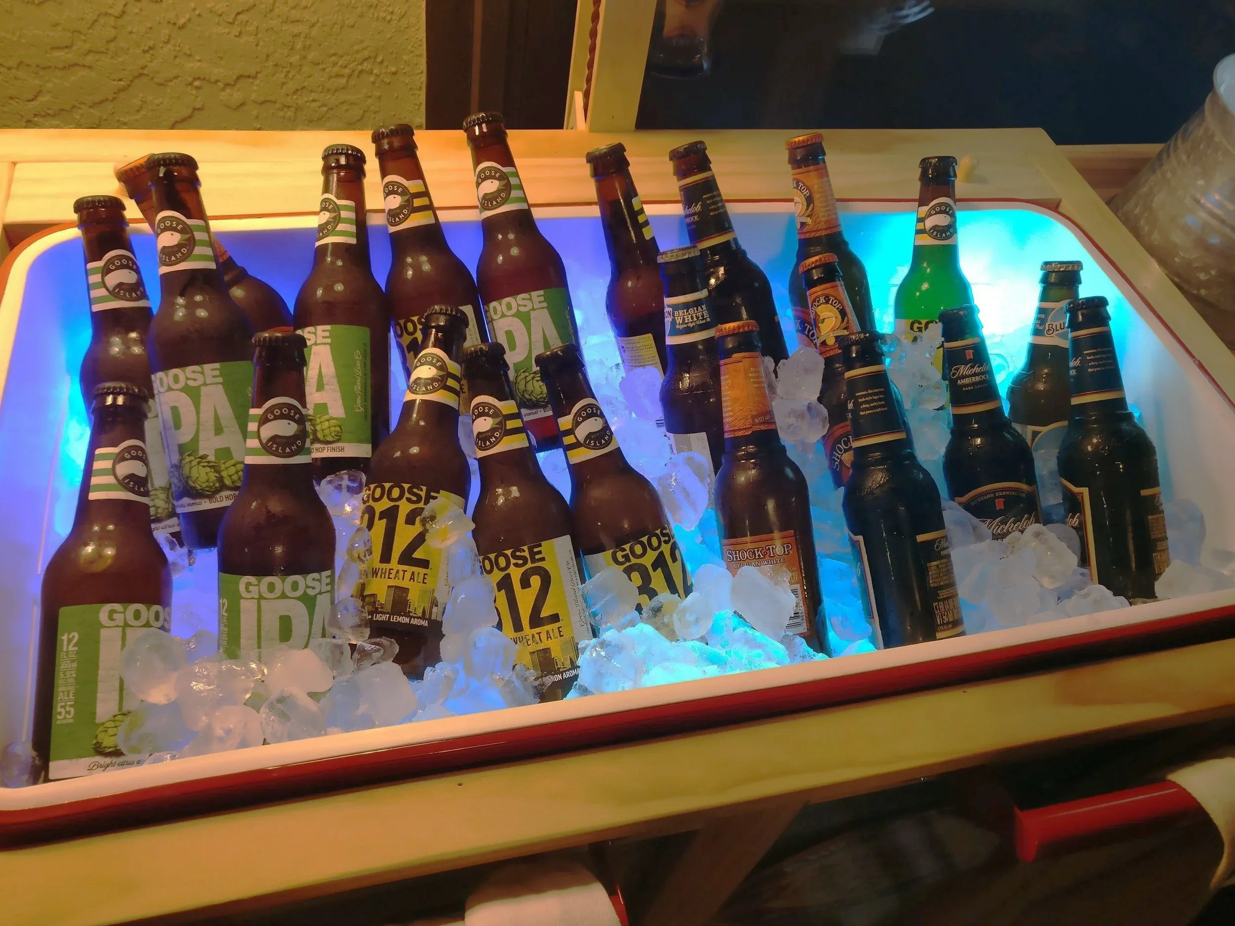 Built in cooler
