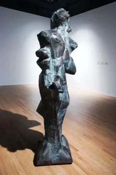 The Night Song sculpture with restored patina finish