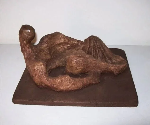 The Earth Mother maquette with restored patina finish