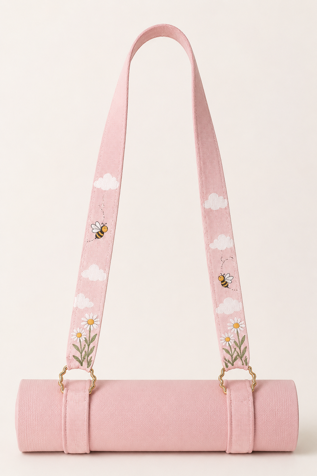 soft pink honeybee & clouds strap