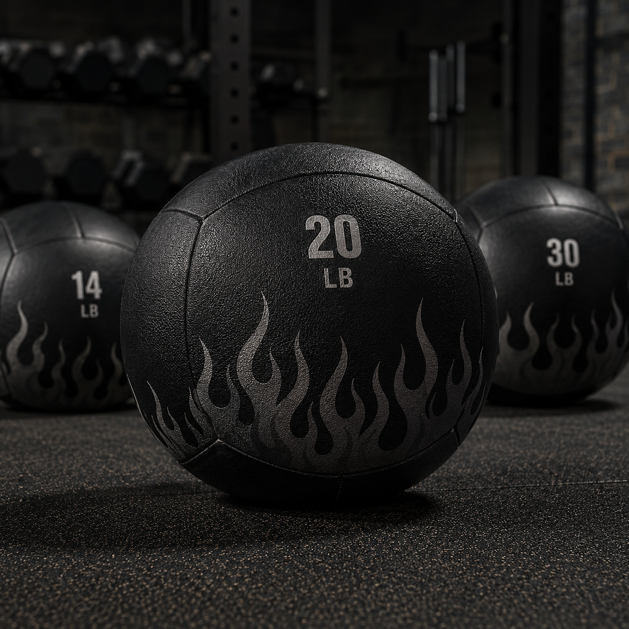 MTO weighted flame medicine balls