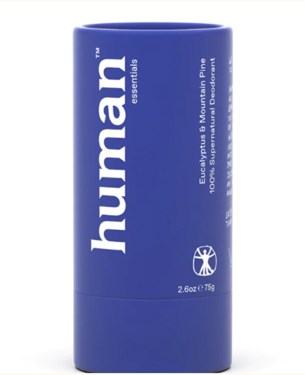 plastic-free "human" deodorant stick