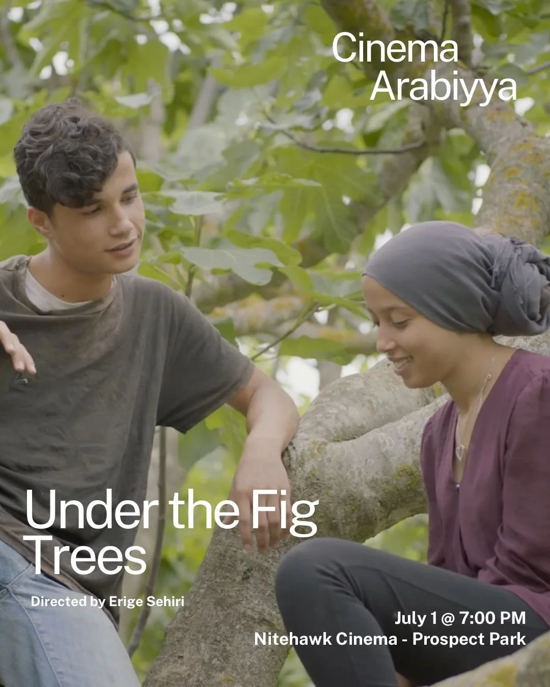 Our next screening is coming up fast on July 1st at @nitehawkcinema - Prospect Park where we will be showing UNDER THE FIG TREES by @erigesehiri (Director of the new film PROMISED SKY which opens at Film Forum June 12).

On a hot summer morning, a cr
