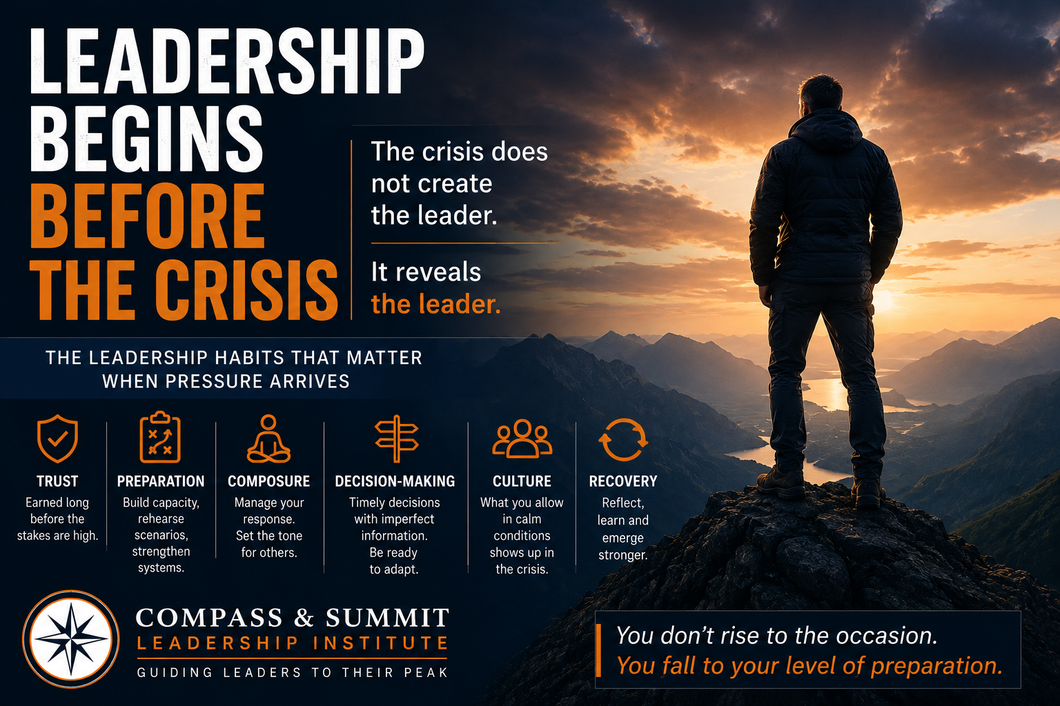 Leadership Begins Before the Crisis