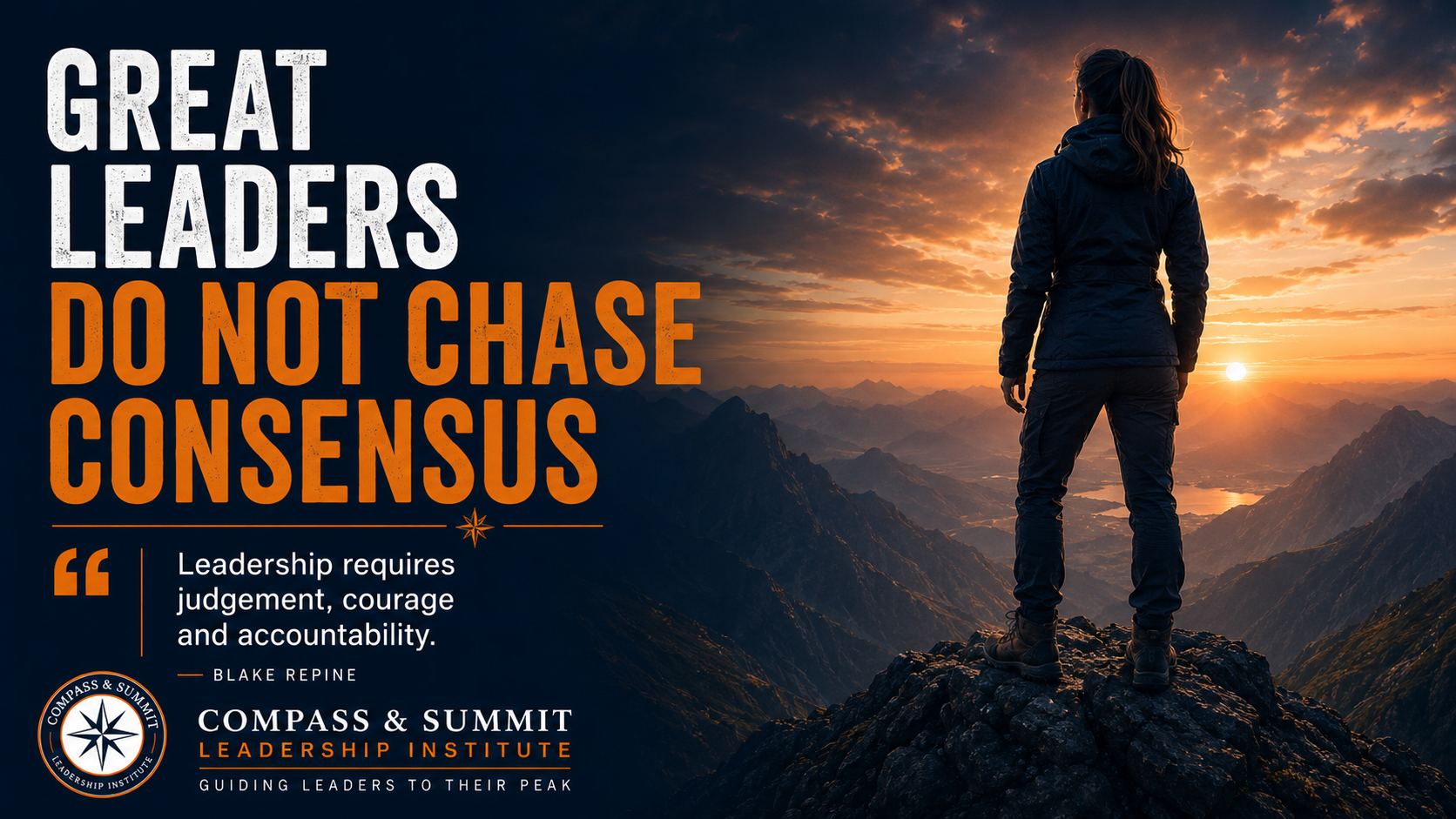 Great Leaders Do Not Chase Consensus