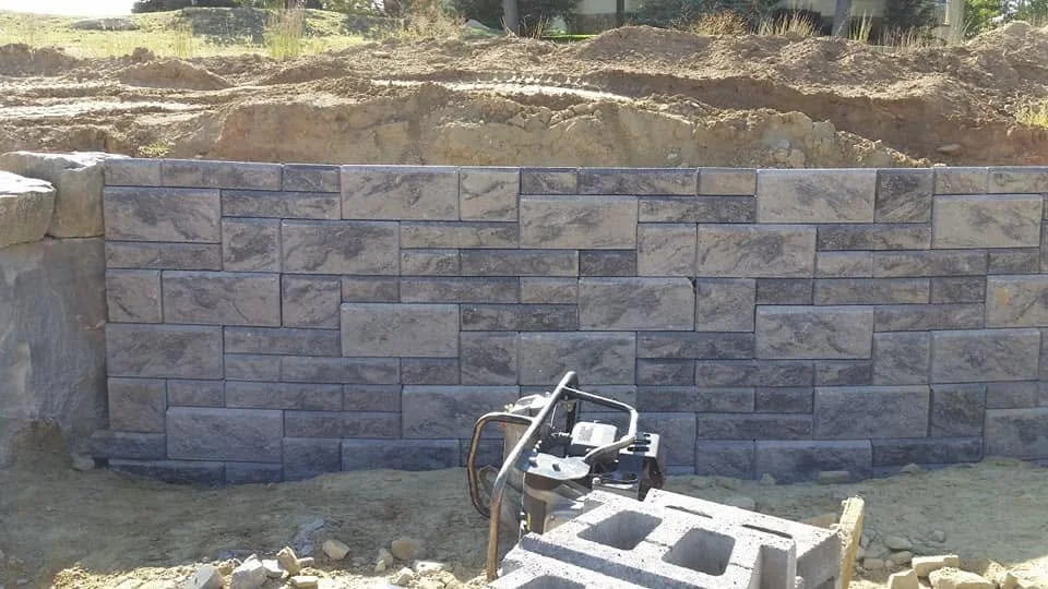 construction of retaining wall