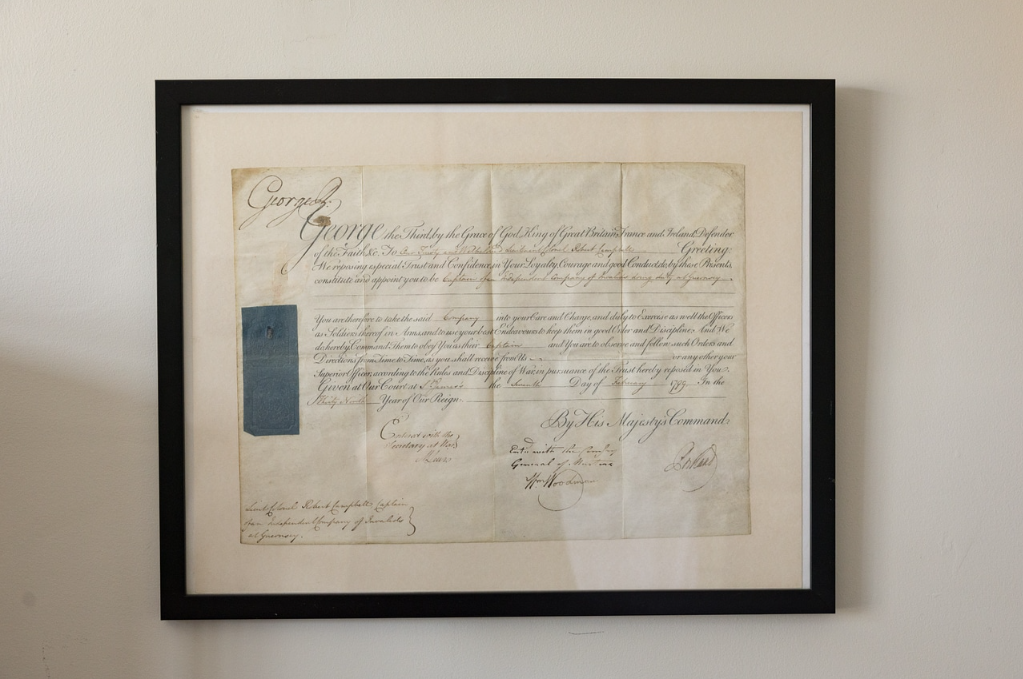 1799 Royal Military Commission for Lt.-Col. Robert Campbell