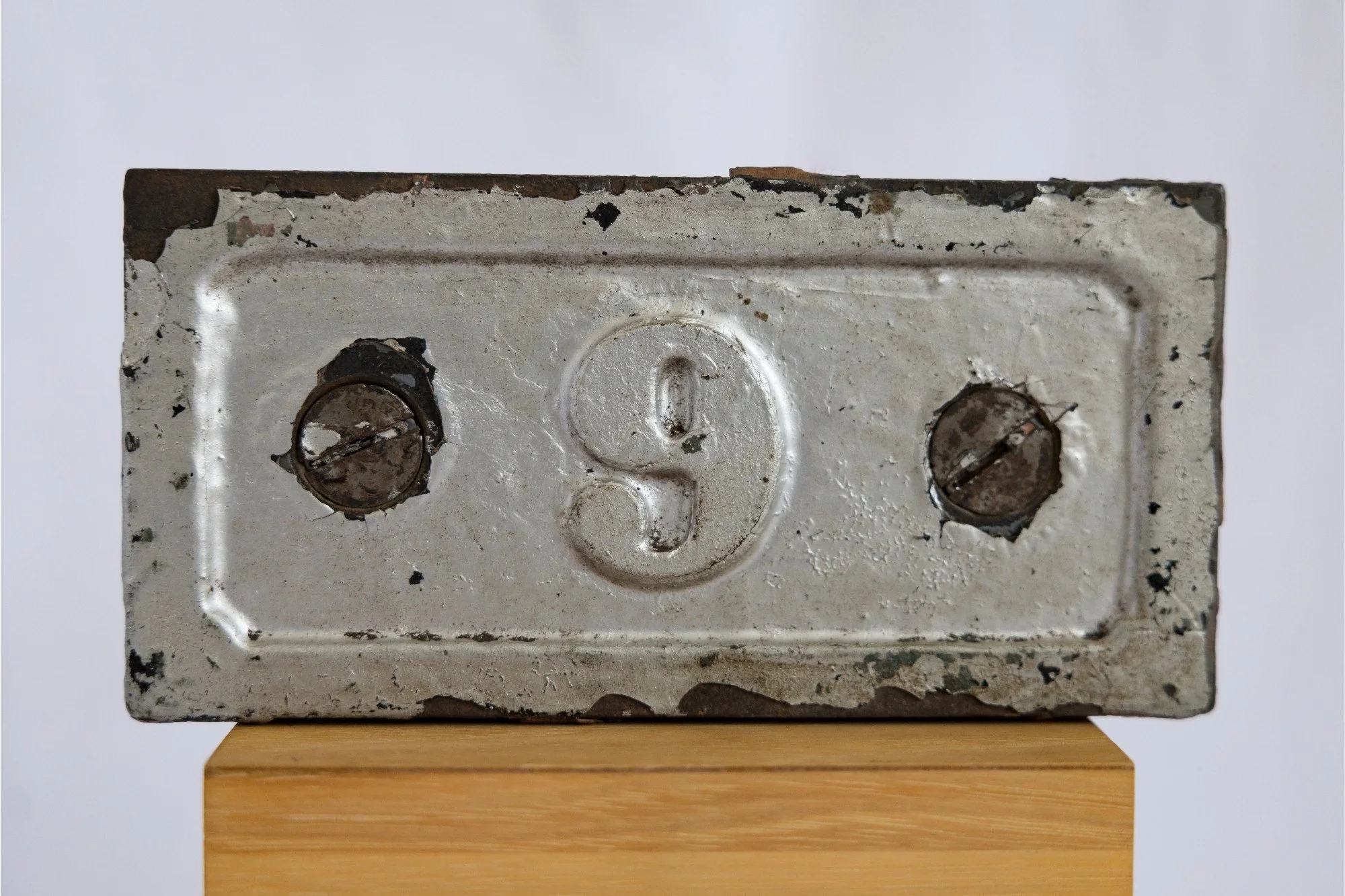 No. 9 Cast-Iron Institutional Hardware, Attributed to Windsor State Prison