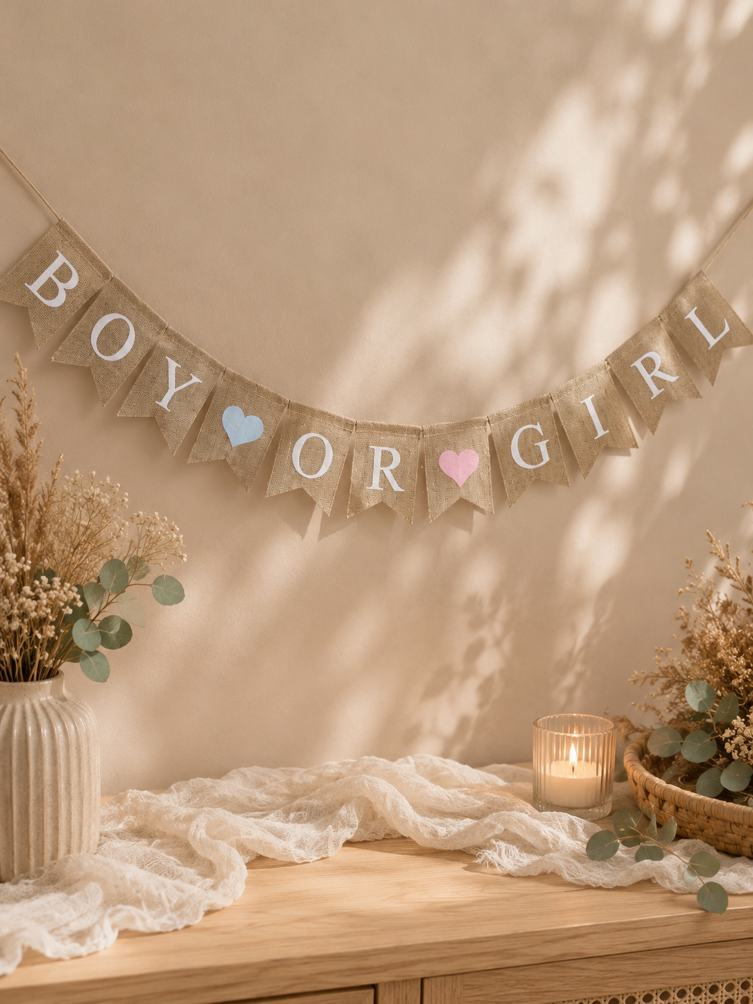 Guirlande "Boy 💙or 🩷 Girl" - 2€ (Quantité : 1)