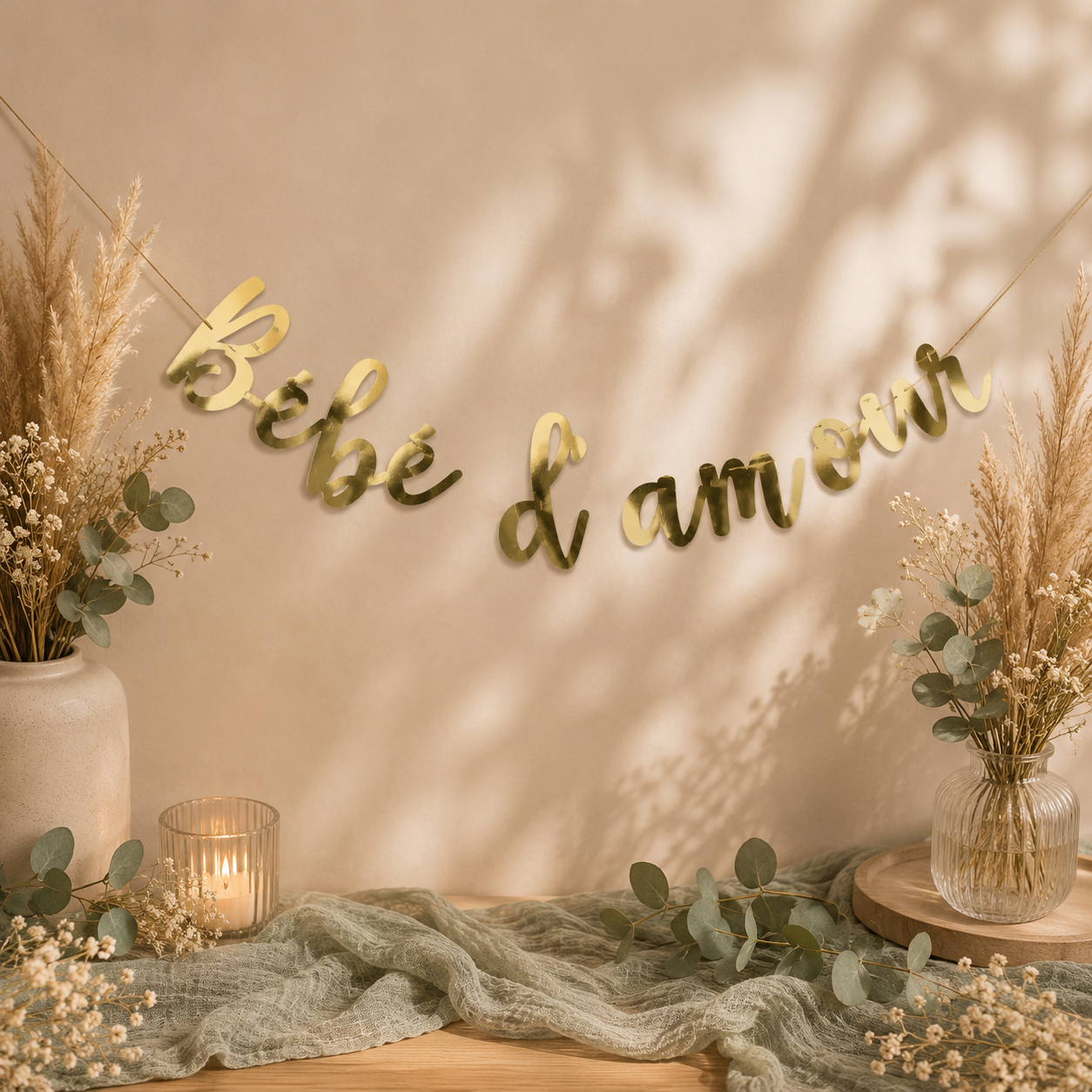 Guirlande "Bébé d'amour" - 2€ (Quantité : 2)