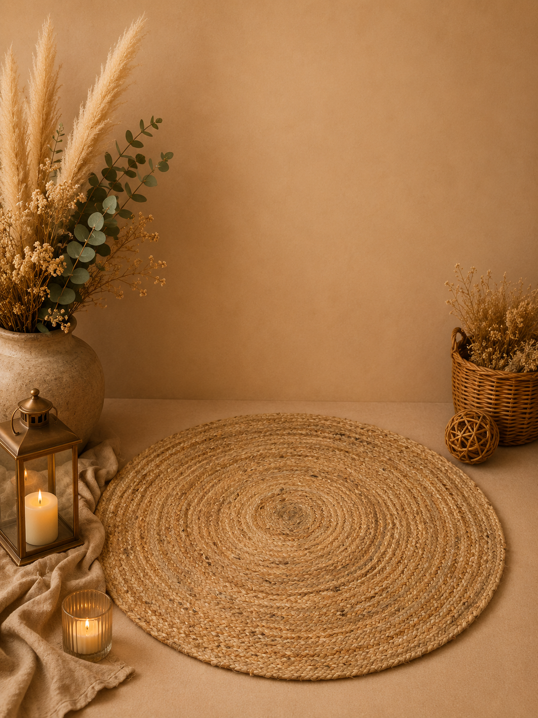 Tapis en jute 90cm - 5€
