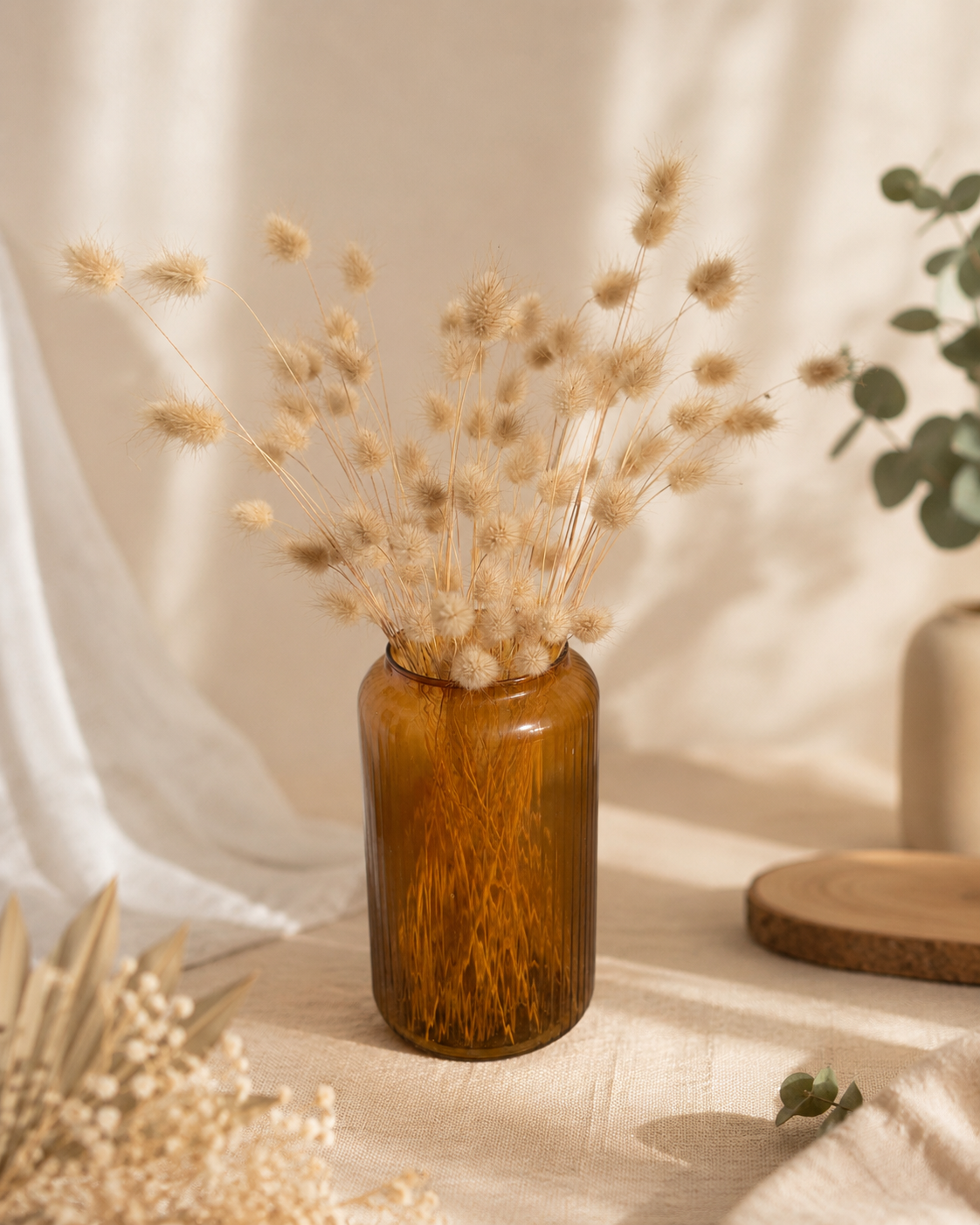 Vase & lagarus séché - 2€
