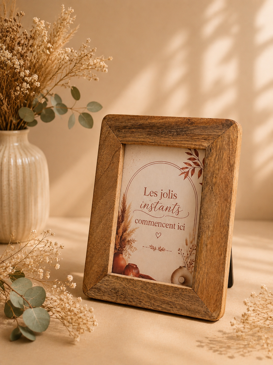 Cadre décoratif en location pour personnaliser votre décoration de mariage ou d’événement.

