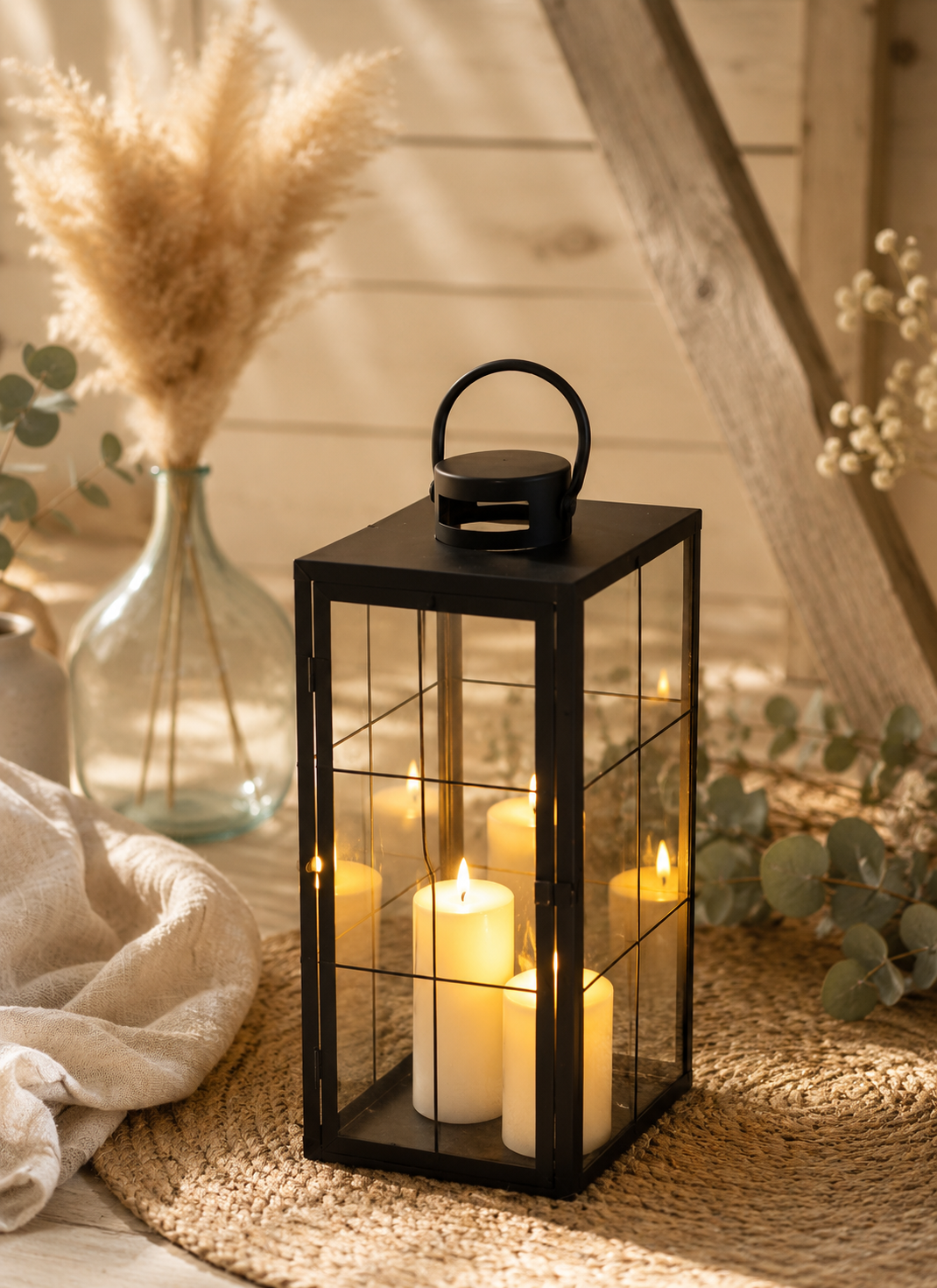 Lanterne & bougies LED - 5€ (piles incluses)
