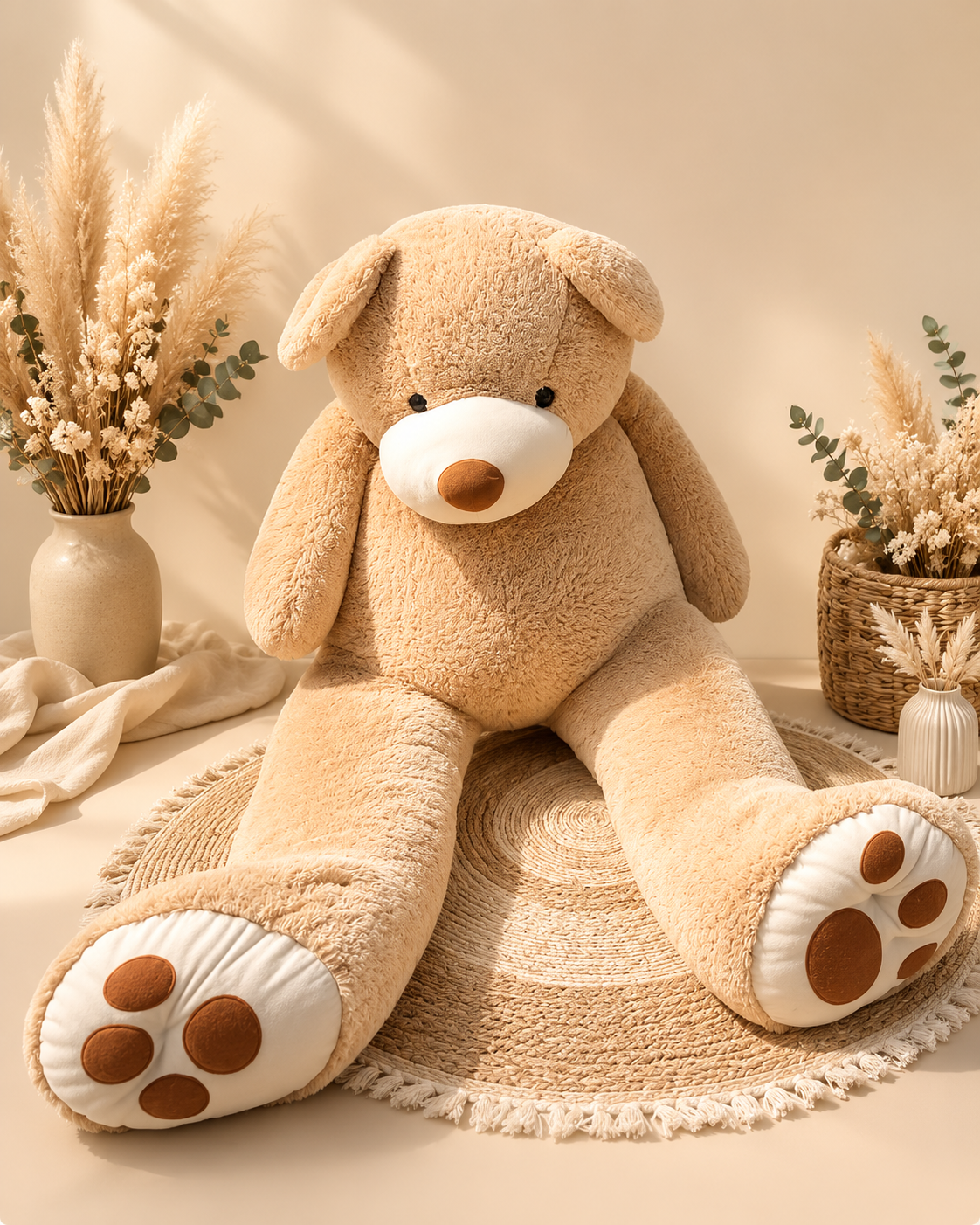 Ours XXL beige 200cm - 15€ (Quantité : 1)
