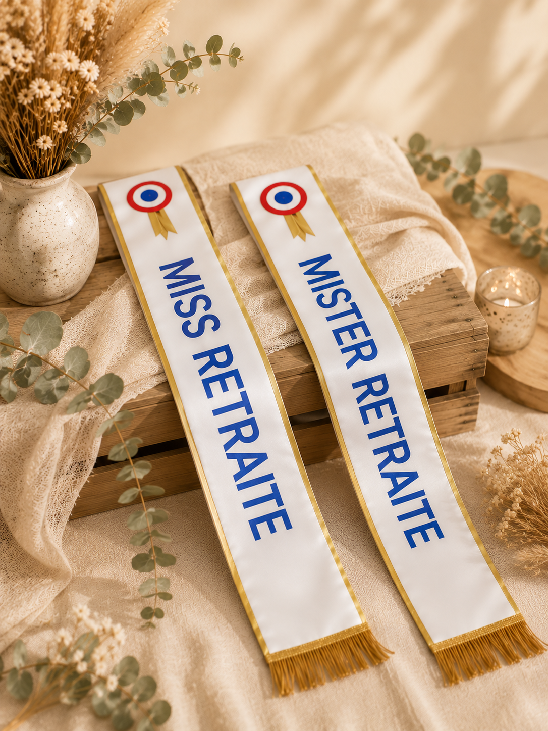Echarpe miss & mister retraite - 2€ (Quantité : 1)