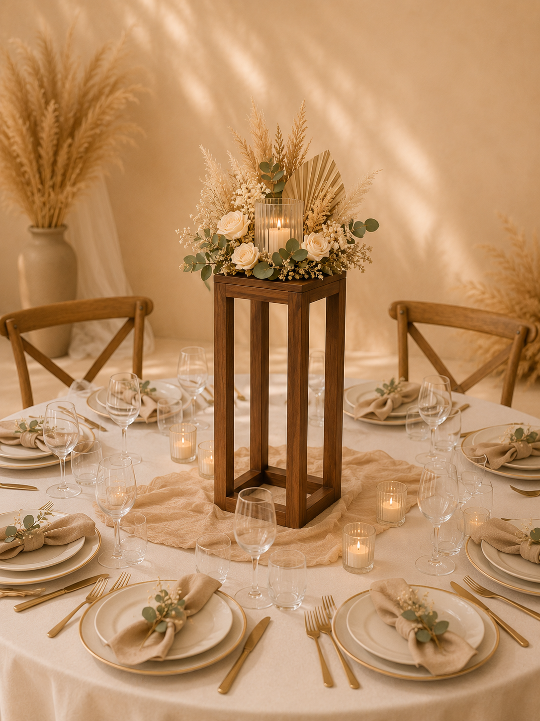 Centre de table en bois bientôt disponible chez Les Jolis Instants