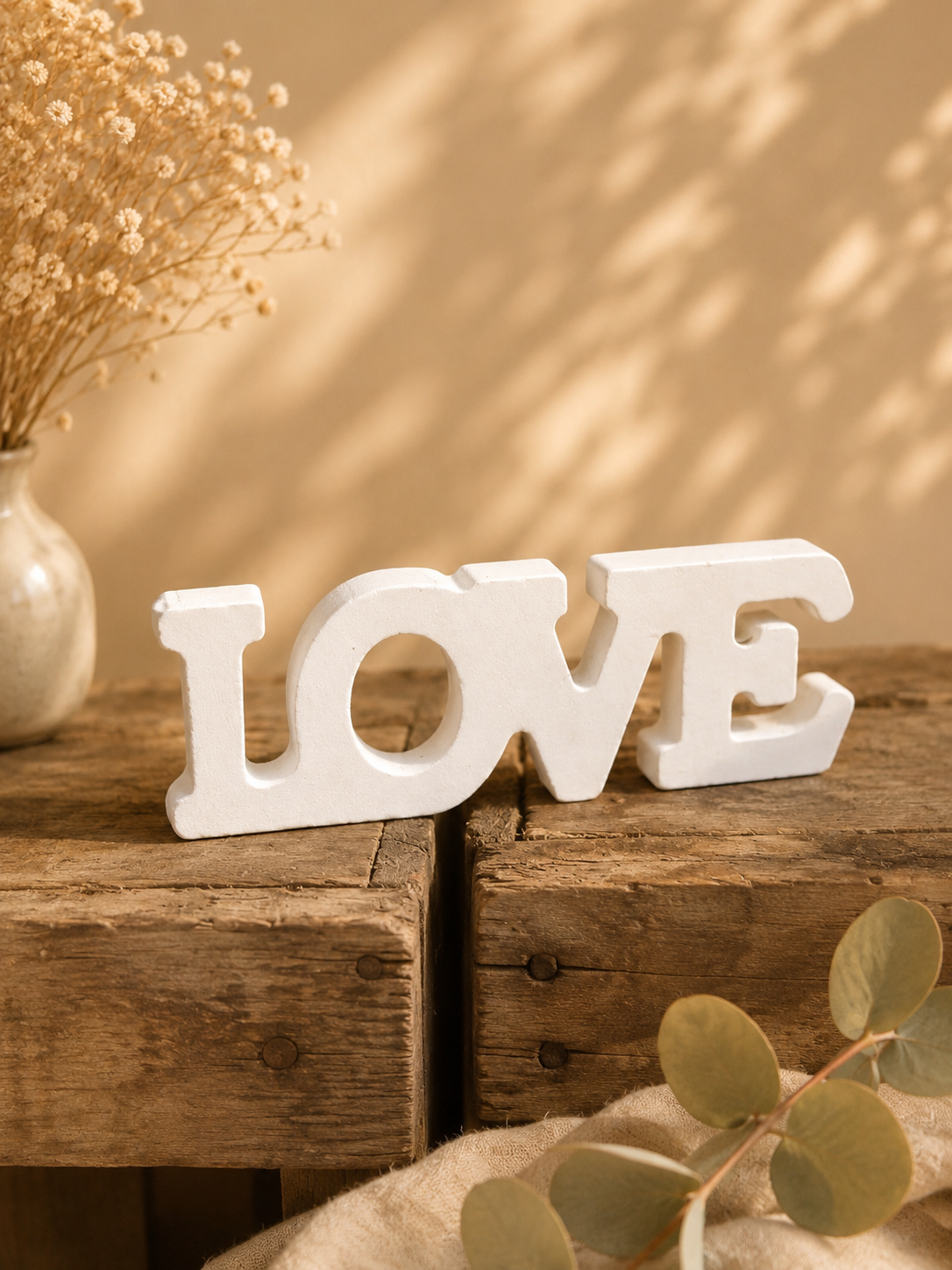 Lettrage LOVE en location pour mariage et décoration d’événement.

