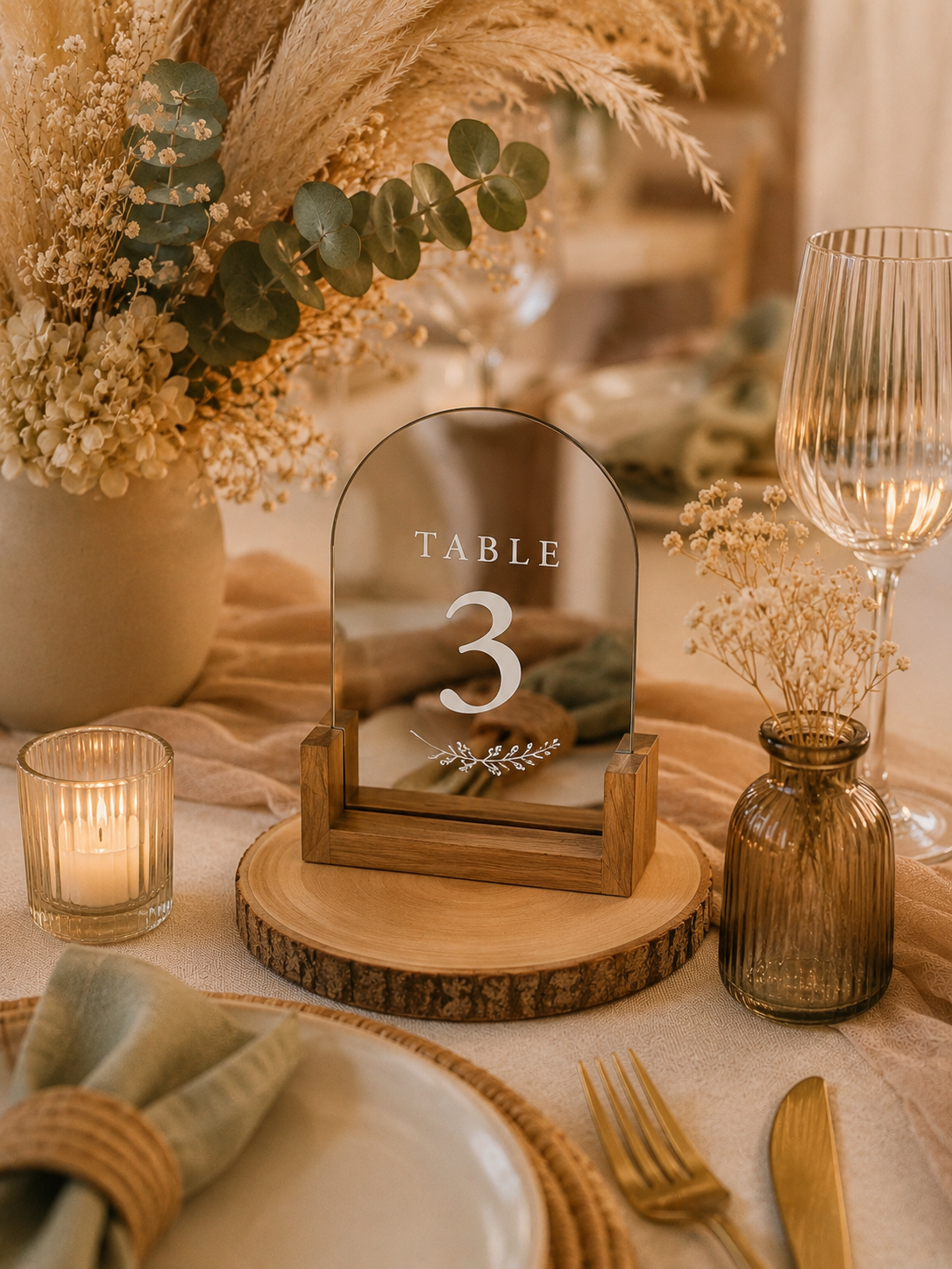                       Miroir - Numéro de Table 
                            (à personnaliser)
                                - 10€ 