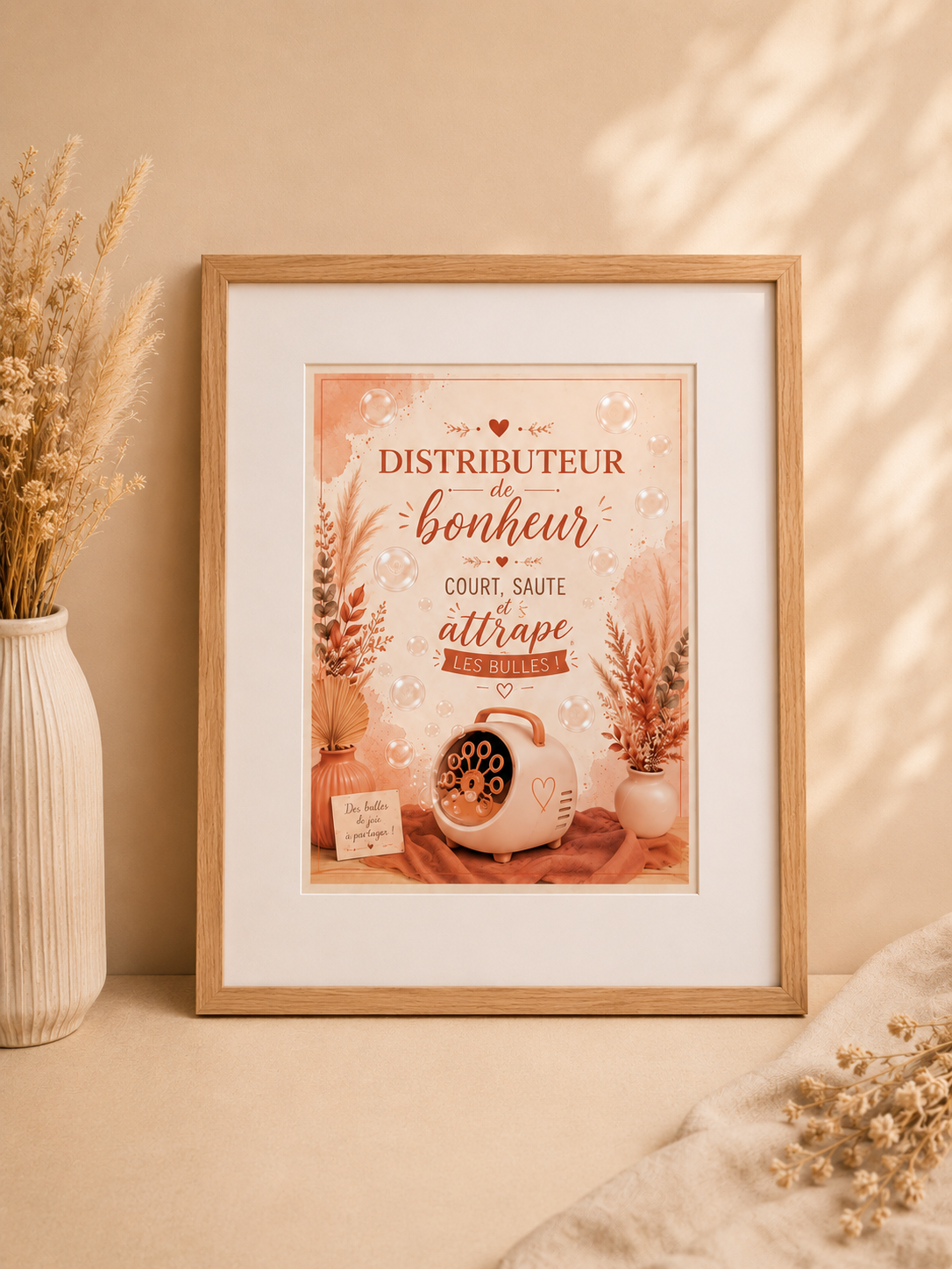 Cadre décoratif personnalisé en location pour mariage, baptême, anniversaire et événements.

