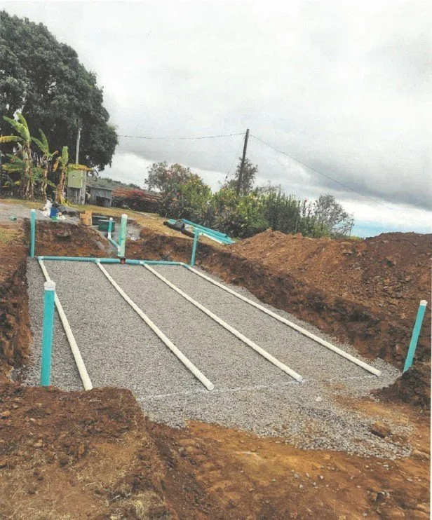 septic system installed in kula