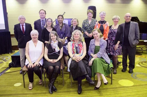 What a group! Atlantic Book Awards winners, surrounded by a vibrant circle of mentors and peers in our incredible region. 