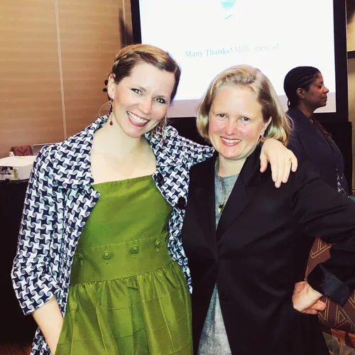  The south shore was well-represented! With fellow nominee and winner Alison Smith, whose book  This Kind Of Thinking Does No Good  won the J.M. Abraham Poetry Award. 