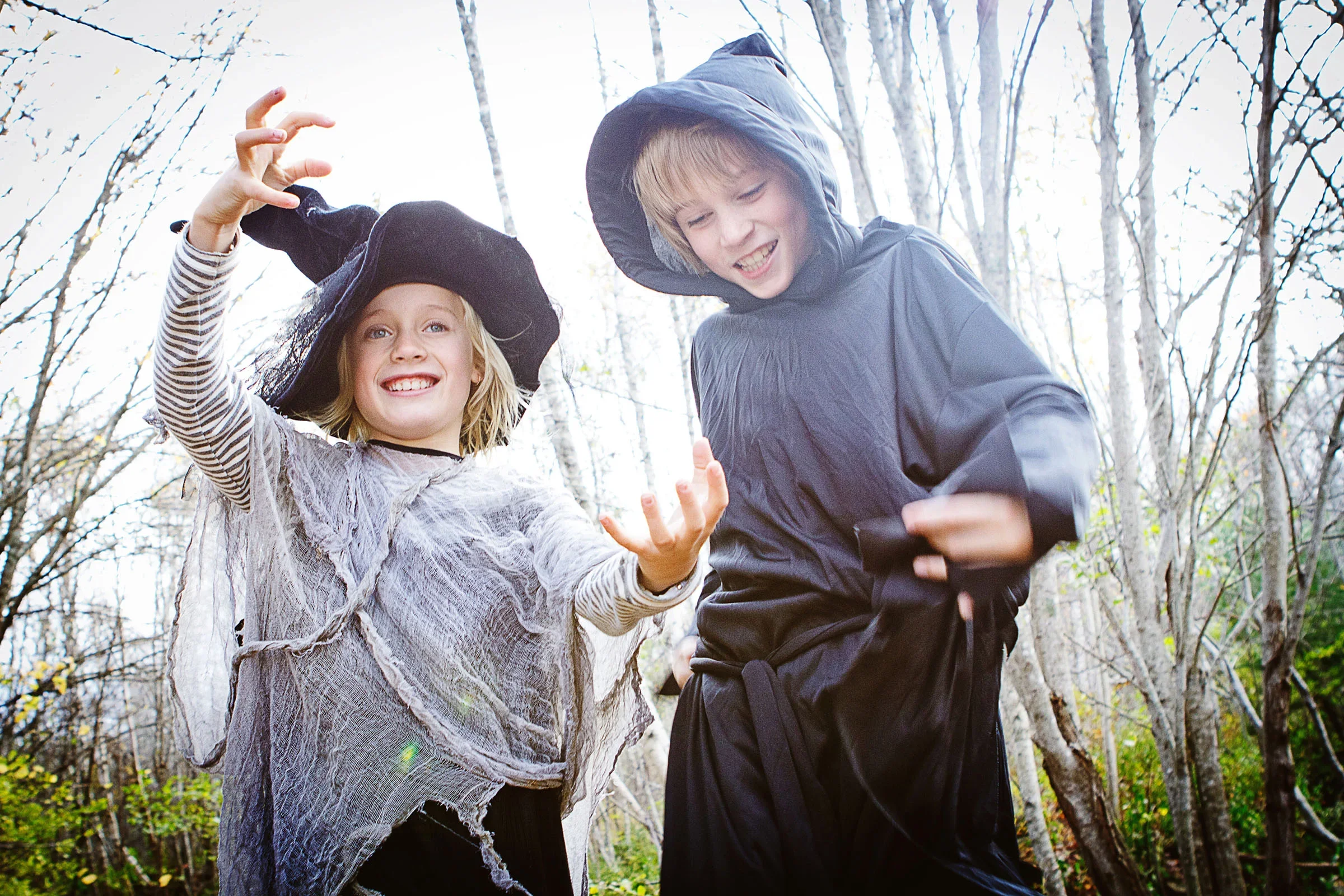 A witch and a ghoul