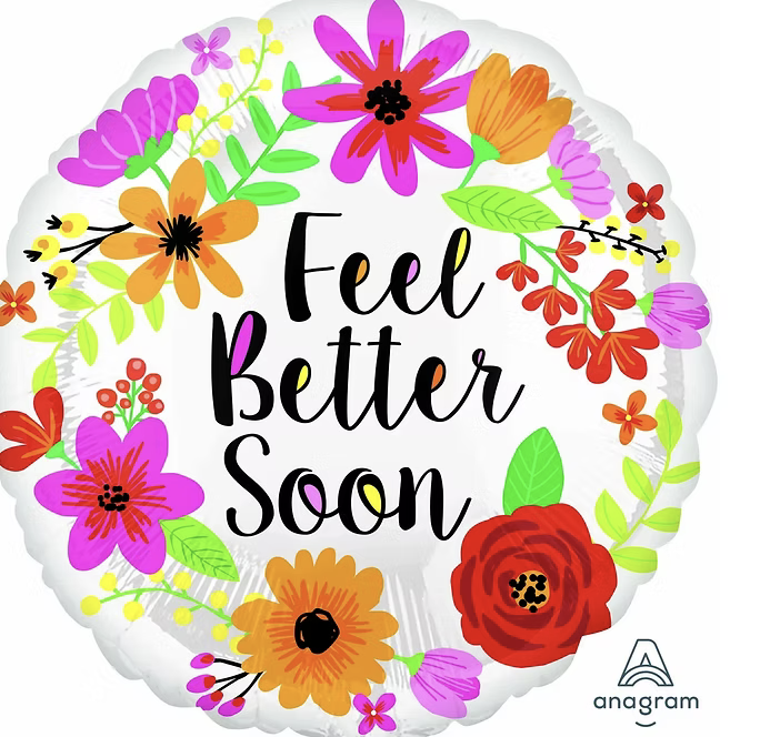 Feel Better Soon Mylar Balloon