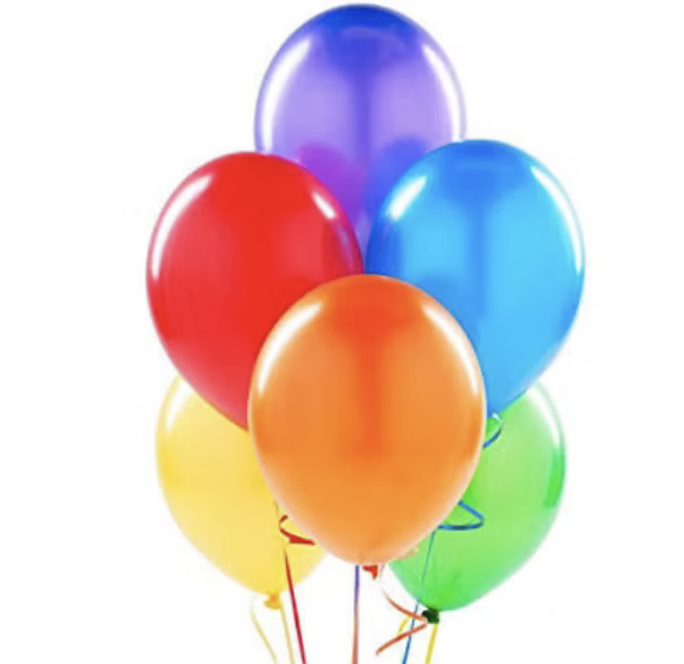 Six Latex Balloon Bouquet