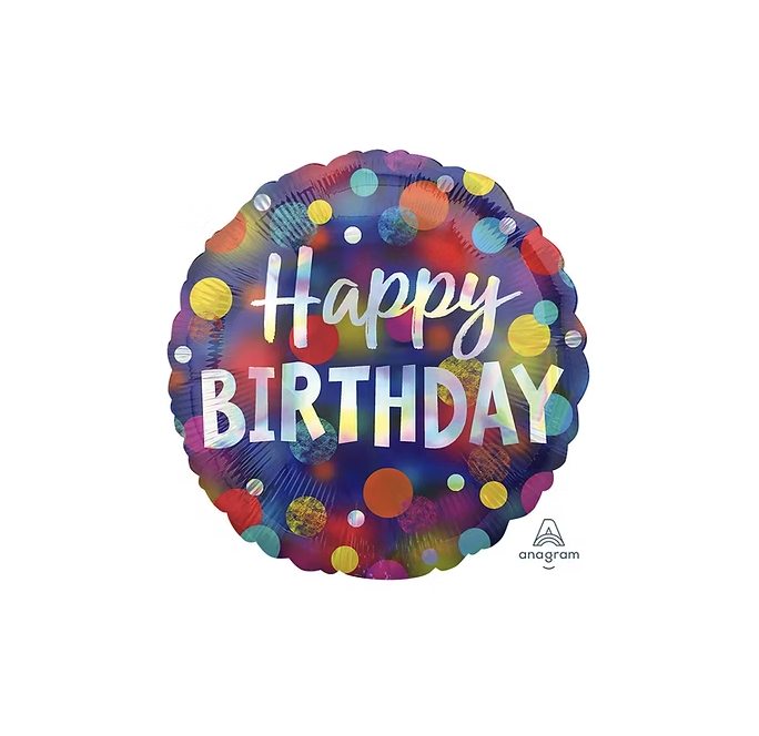 Happy Birthday Mylar Balloon