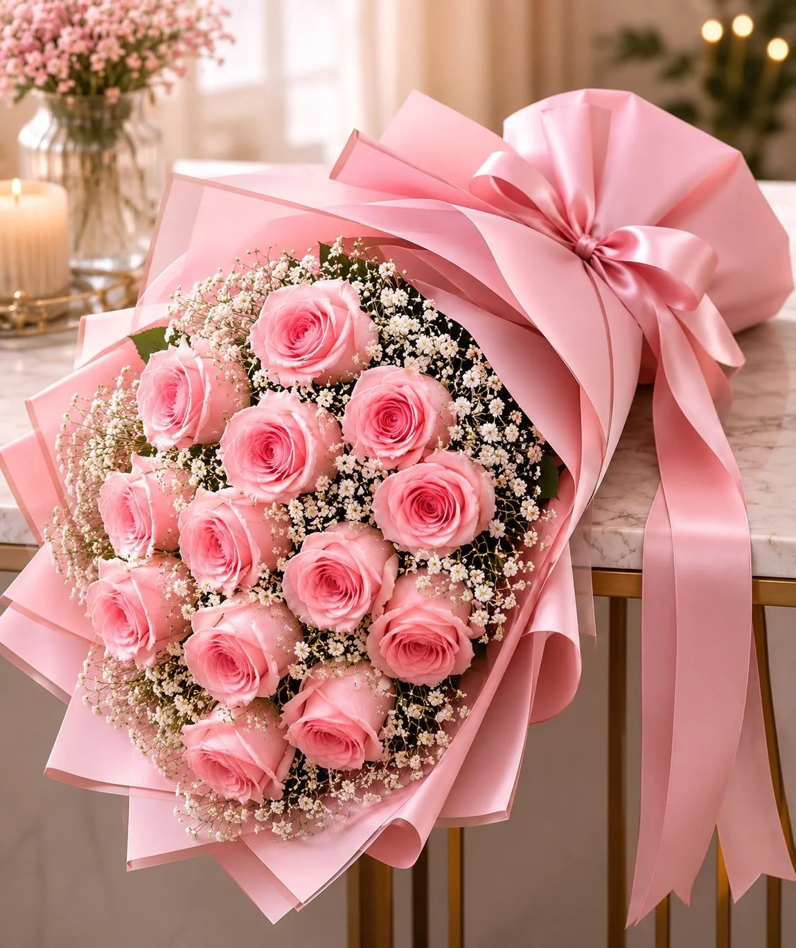 Pink roses