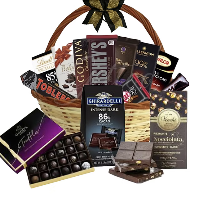 Gourmet Dark Chocolate Basket
