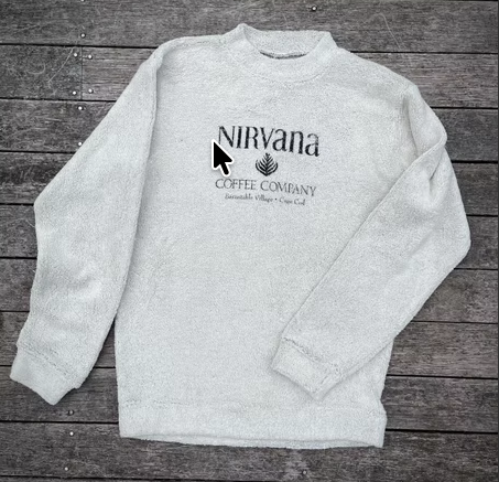 Fuzzy Grey Sweatshirt