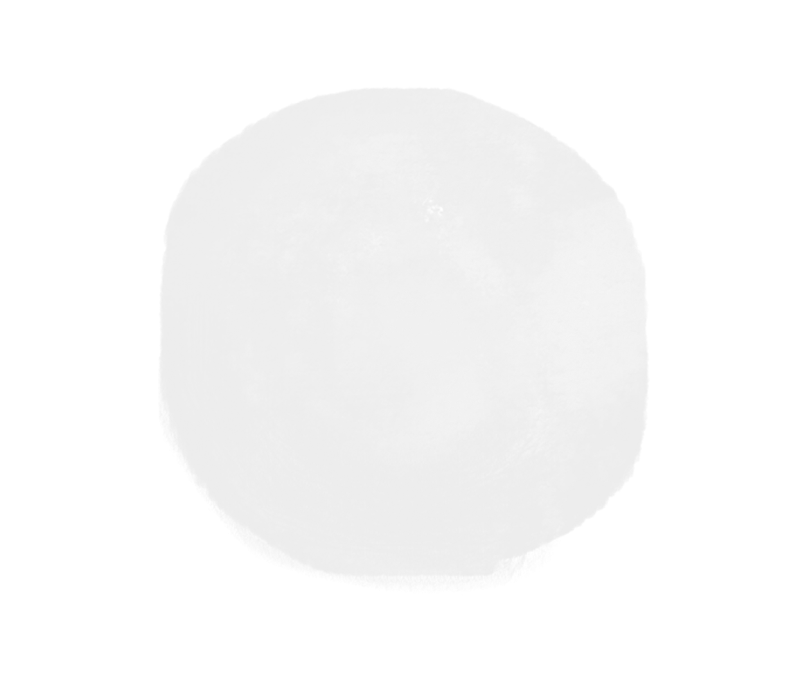 A white circular button with an icon of a microphone and a downward arrow on it, possibly a voice recording or command button.
