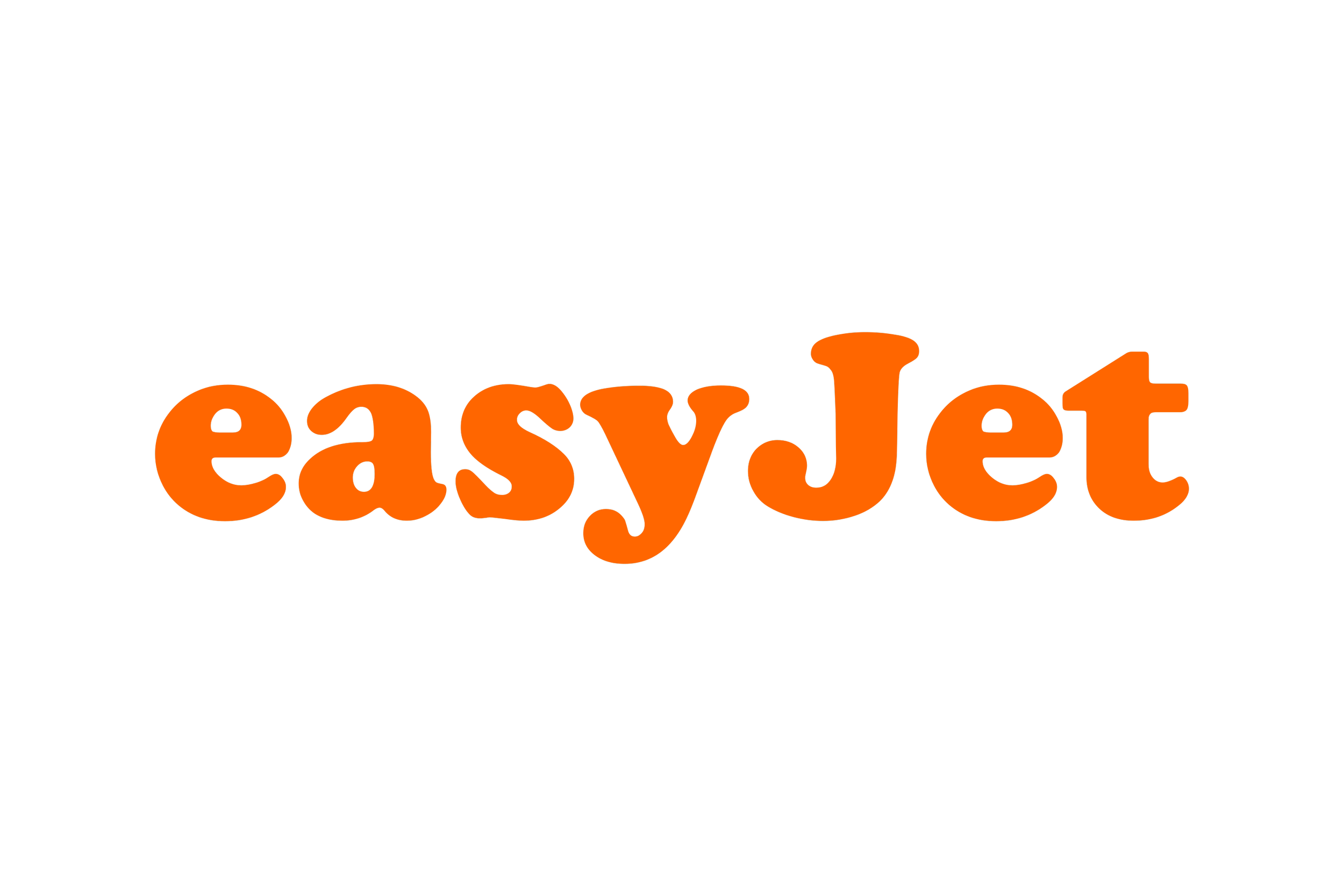 Black background with orange text that reads 'easy'. The orange text is stylized with a playful, bubbly font.