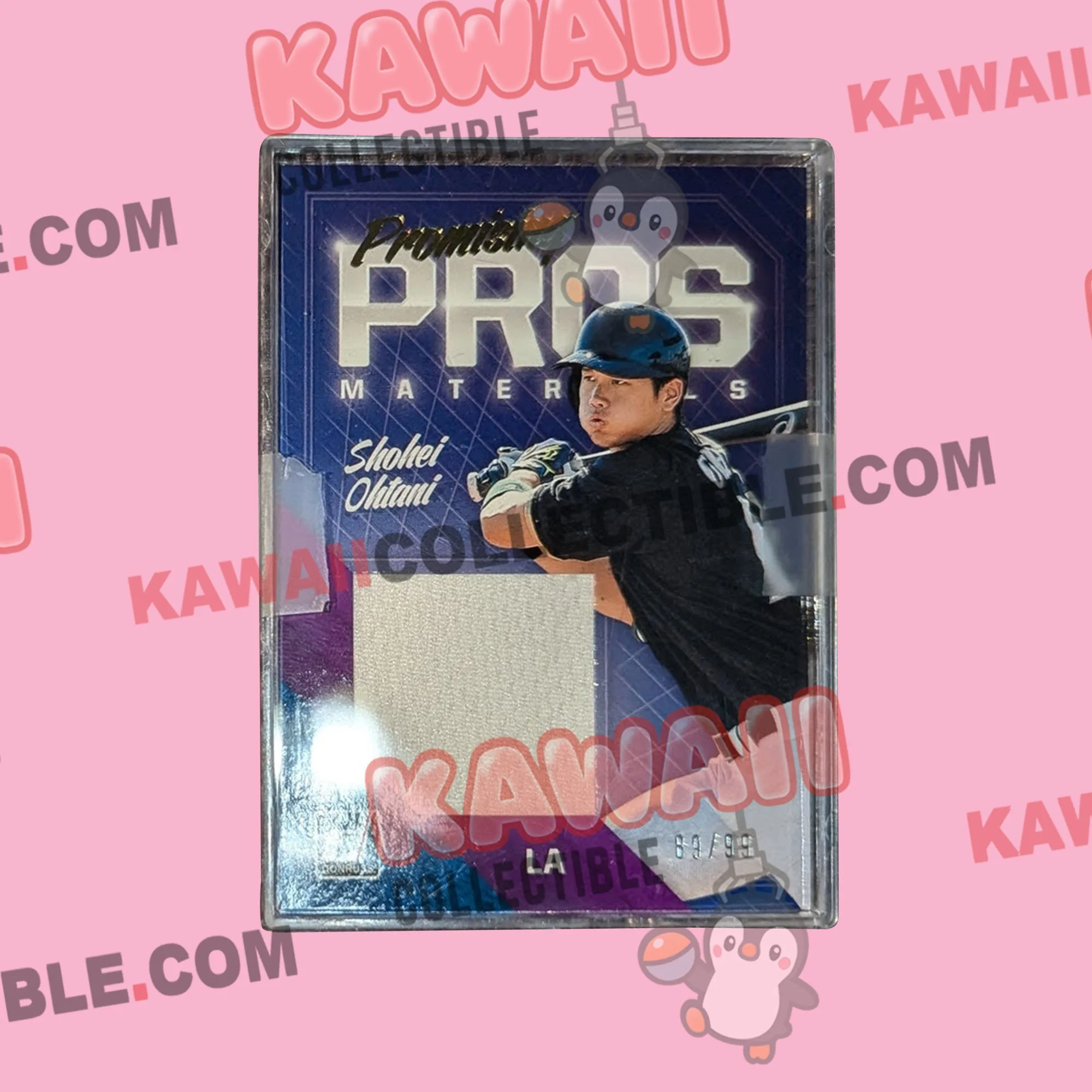 2018 Panini Donruss "Promising Pros Materials" Gold Parallel Shohei Ohtani Rookie Jersey Card 83/99