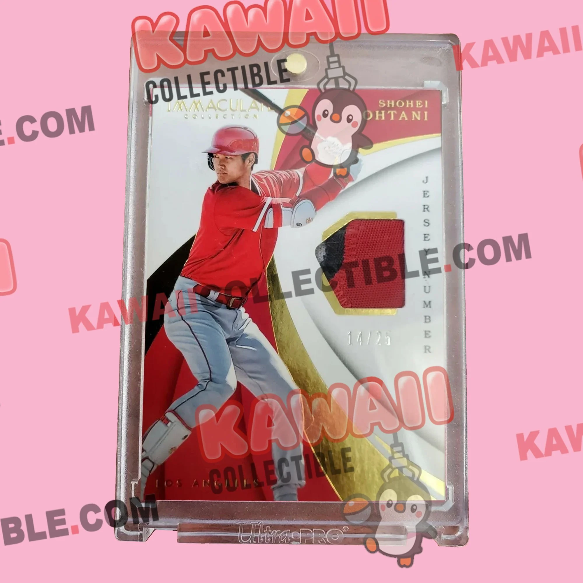 2018 Immaculate Shohei Ohtani /25 Jersey Number