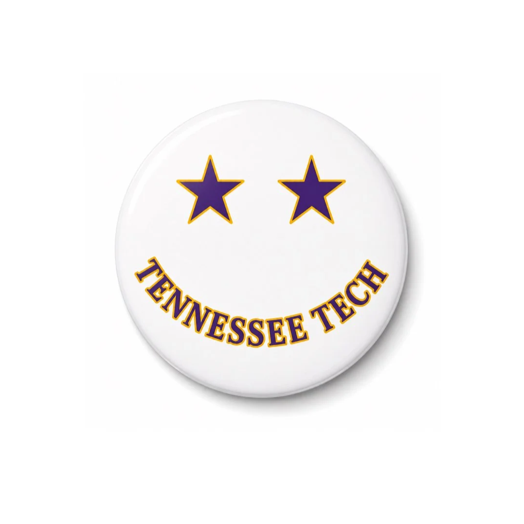 Smiley Pin Tennessee Tech