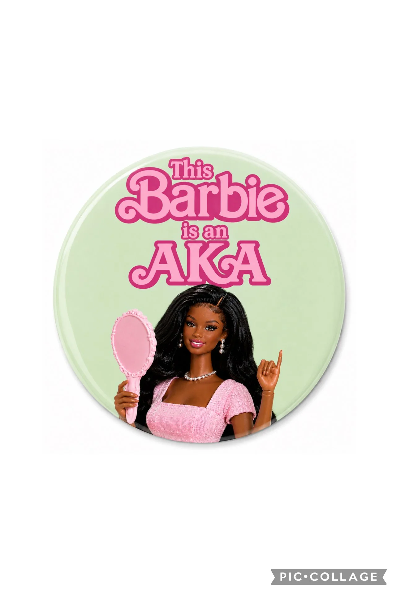 This Barbie is an AKA Pin Alpha Kappa Alpha